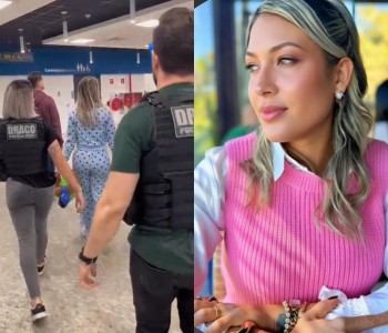 V�deo - Mulher do bra�o direito de W.T. � presa chegando de Paris